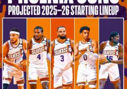 美媒预测菲尼克斯太阳先发球员场均得分