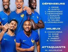 法国队大名单：姆巴(bā)珮(pèi)领衔 登贝莱因傷(shāng)缺陣(zhèn)马特(tè)塔首次入(rù)选