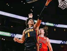 NBA常规赛公牛队在客场152-150击败亚特兰大老鹰 取得三连胜