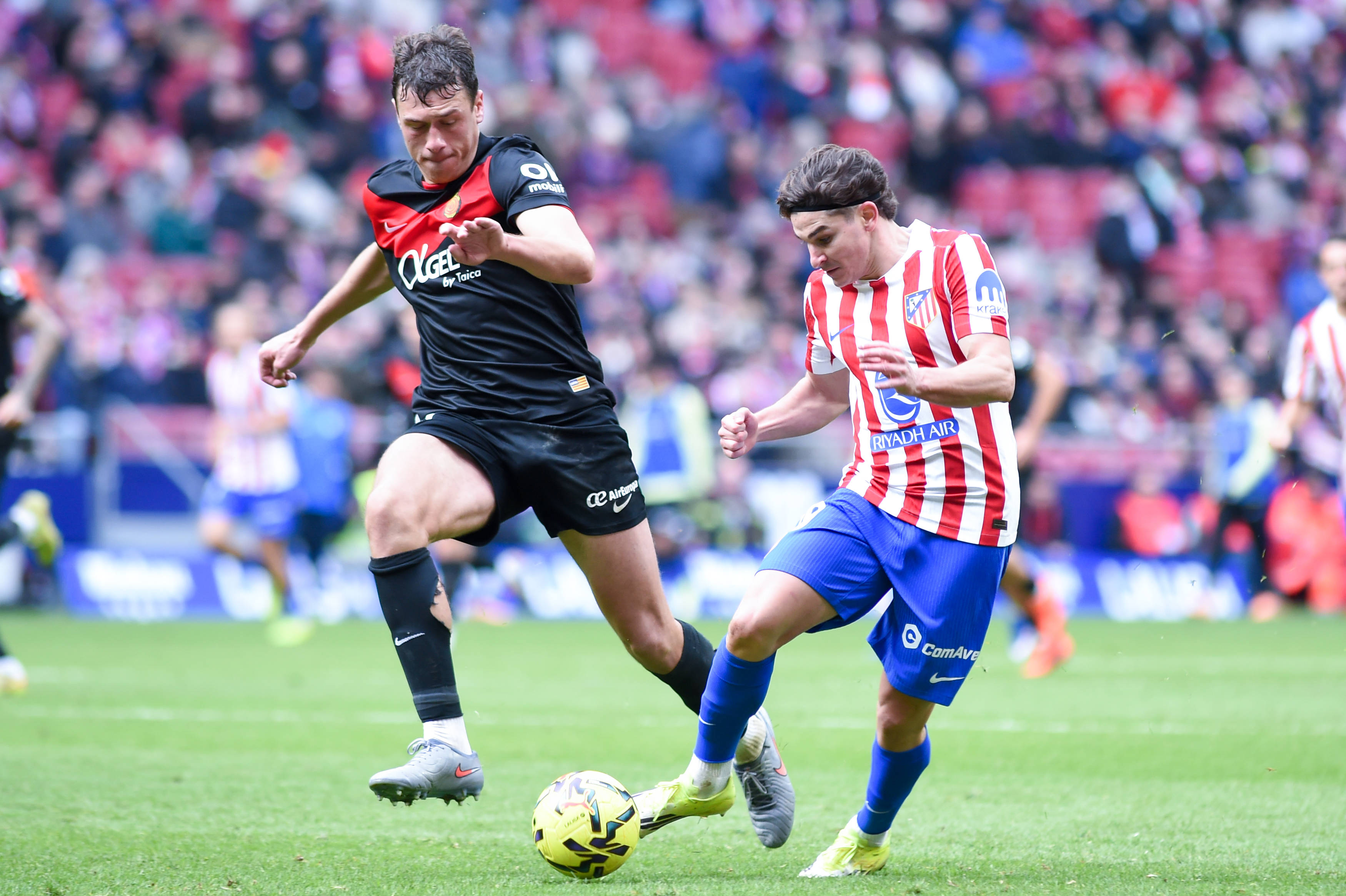 （体育）足球——西甲：马德里竞技胜马略卡